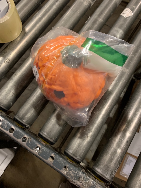 Photo 1 of 1pcs Jack O Lantern Pumpkins: Halloween Light Up Pumpkin, Scary Pumpkin Decorations for Haunted House Party