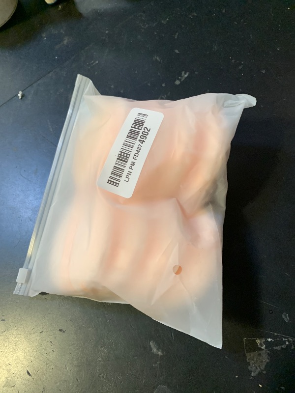 Photo 1 of 10 Pieces Pure Cotton Powder Puff, Makeup Puff for Powder Foundation, 3.15-inch Normal Size with Strap, Blending for Loose Powder Mineral Powder Body Powder Wet Dry Makeup Tool