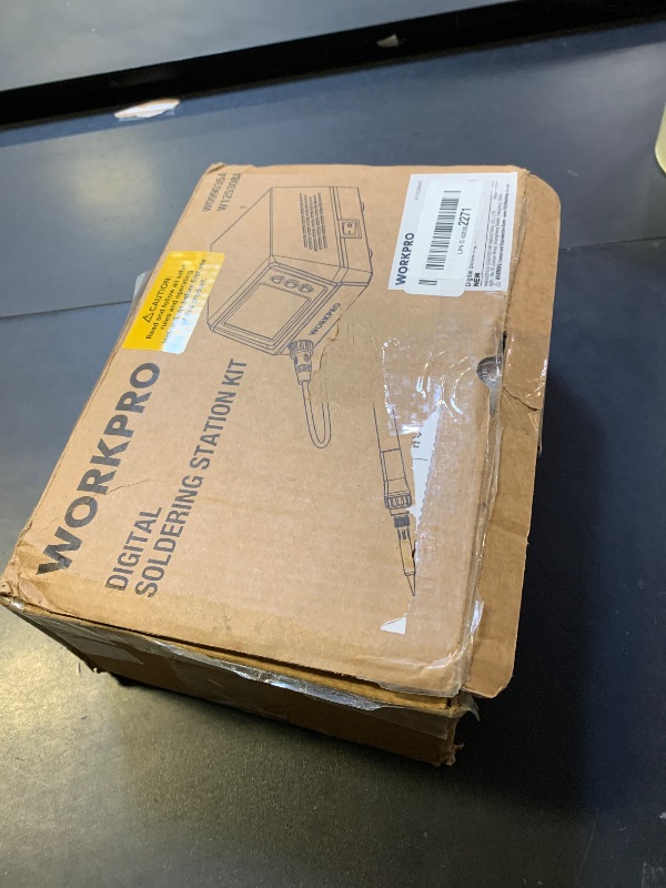 Photo 1 of WORKPRO Soldering Station, 60W Soldering Iron Kit Digital Display, 5 Extra Iron Tips, Precision Temperature Control Solder Station for Electronic Repair, DIY Enthusiasts - Pink Ribbon