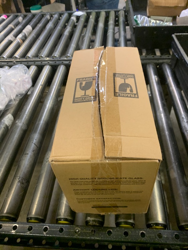 Photo 1 of [5-Packs, 30 Oz] Glass Meal Prep Containers with Snap Locking Lids Glass Food Containers,Airtight Lunch Container,Microwave, Oven, Freezer and Dishwasher