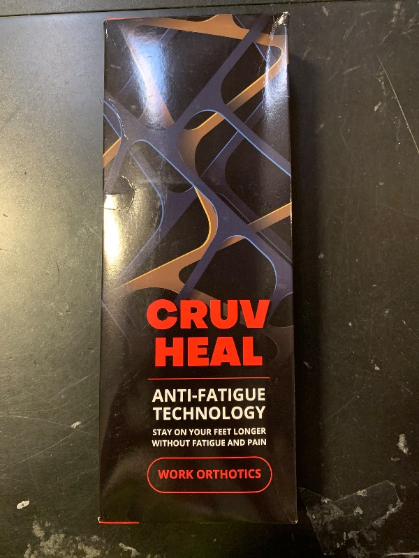 Photo 1 of (New) Work Orthotic Insoles - Anti Fatigue Medium Arch Support Shoe Insert Men Women - for Plantar Fasciitis Flat Feet Leg - Relieve Foot Pain - Work Boot Insoles Standing All Day (S, Blue Lines)