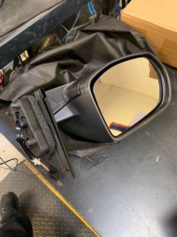 Photo 1 of (1PCS) Driver and Passenger Side Power Door Mirror - Compatible with Honda HR-V HRV 2016-2022 - Non-Heated Manual Folding Black Outside Rear View Mirror - Replace# 76258T7W305, 76208T7W305