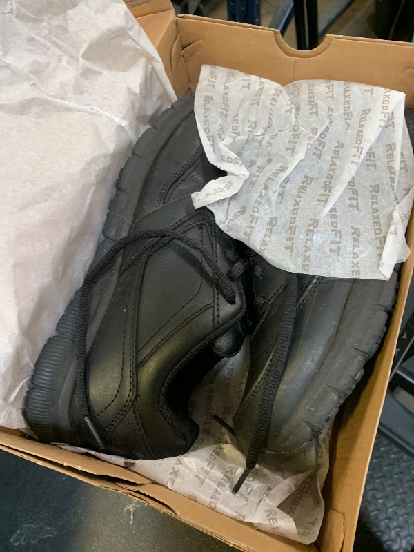 Photo 1 of *DAMAGED/USED** Skechers womens Nampa-wyola Food Service Shoe, Black Polyurethane, 7 US