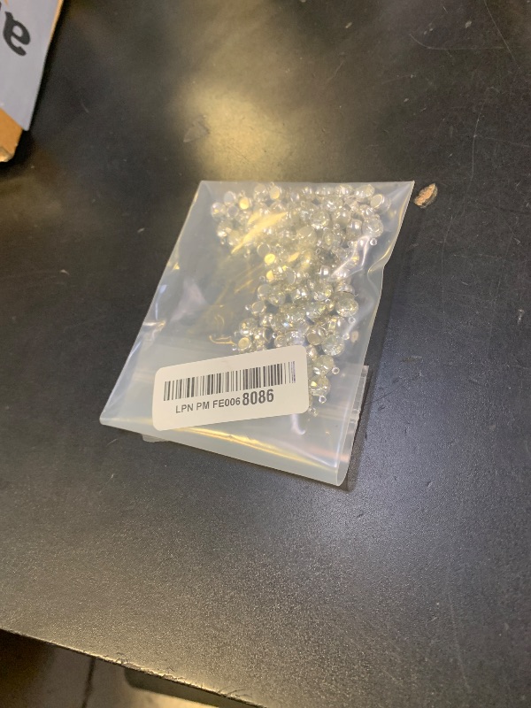 Photo 1 of 100 Pcs Rhinestone Charms Pendant Lucky Birthstone Crystal Women April Diamond Dangle Pendants for Earrings Necklace Anklet Bracelet Crafting DIY Jewelry Making Craft Accessories 0.32" Bright Silver