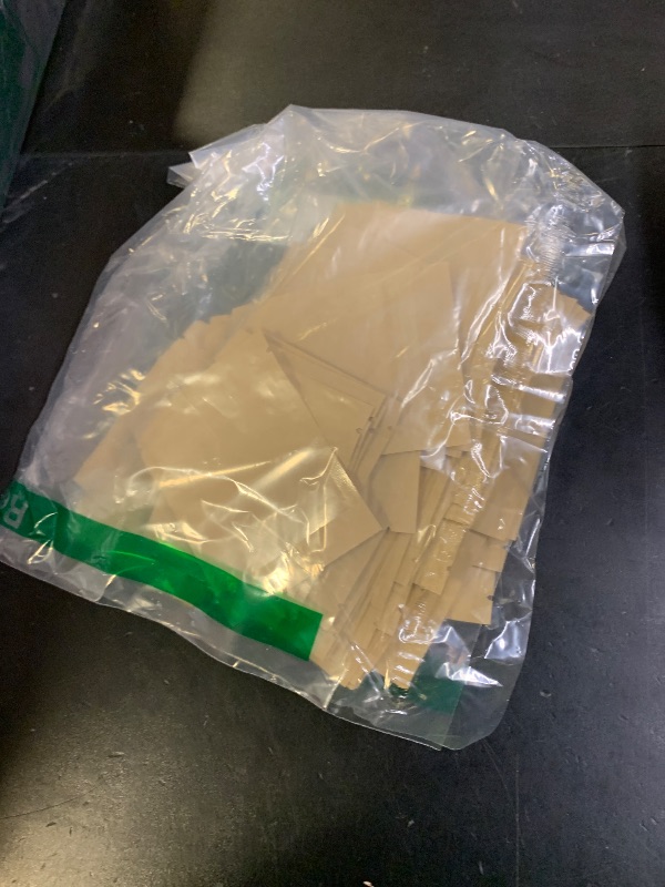 Photo 1 of 100 Pcs Small Resealable Seed Envelopes, Mini Zip Lock Kraft Bags with Window, 2.7"x3.5" Coffee Sample Bags Resealable Ziplock, Small Business for Samples Bag, Food Storage Bag