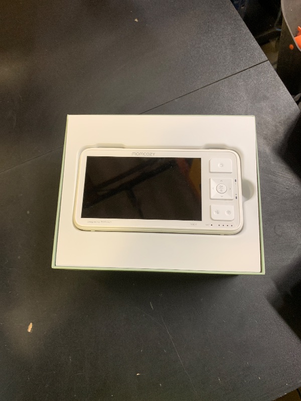 Photo 1 of *DAMAGED, SEE NOTES** Momcozy Video Baby Monitor, 5.5” 1080P Full HD Baby Monitor with Camera No WiFi, Infrared Night Vision, 5800mAh 120-hrs Battery, ECO, VOX, 2-Way Audio, 1640ft Range, Record and Rewind Locally, BM03