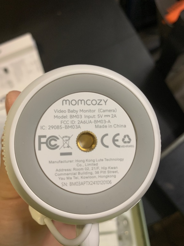 Photo 1 of *DAMAGED, SEE NOTES** Momcozy Video Baby Monitor, 5.5” 1080P Full HD Baby Monitor with Camera No WiFi, Infrared Night Vision, 5800mAh 120-hrs Battery, ECO, VOX, 2-Way Audio, 1640ft Range, Record and Rewind Locally, BM03
