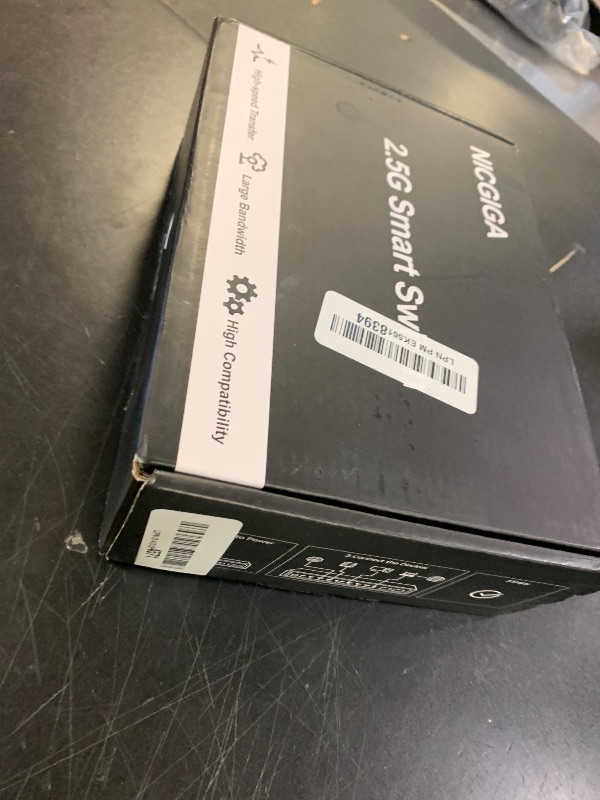 Photo 1 of 10 Port 2.5Gb Unmanaged Ethernet Switch with 8* 2.5G Base-T Ports + 2* 10G SFP+ Ports. NICGIGA 8 Port 2.5Gbps Network Switch for 2.5Gbps NAS/PC, WiFi6 Router, Wireless AP. Fanless Design.