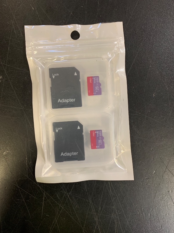 Photo 1 of 128GB Micro Memory Card Class 10 Memory Cards High Speed Mini TF Card with Adapter for Smartphones/Tablet/Drone/Game Console(2-Pack)