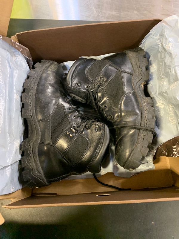 Photo 1 of **USED**WORN** ROCKY Alpha Force Waterproof Public Service Boot, Black, Size 10.5(WI)