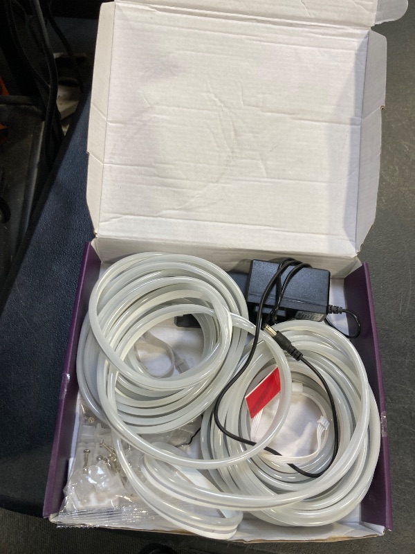 Photo 1 of 32.8Ft Neon Rope Lights,Flexible Led Rope Lights Control with App/Remote,Multiple Modes RopeLights,IP65 Outdoor RGB Led Neon Lights NonWater Resistant,Music Sync Gaming Led NeonLight Strip