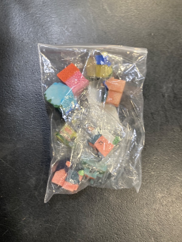 Photo 1 of 8PCS Colorful Miniature House Mini House Cottage Resin Figurines Fairy Garden Accessories Outdoor Vintage Small Micro Landscape Ornament Plant Flower Pot Terrarium Home Decor Supplies