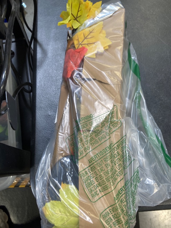 Photo 1 of 2Pack Fall Solar Lights Outdoor Decorative, Waterproof 40Led Orange Fall Lights with 80 Maple Leaves Path Lights, Solar Lights for Fall Autumn Patio Garden Halloween Thanksgiving Decorations