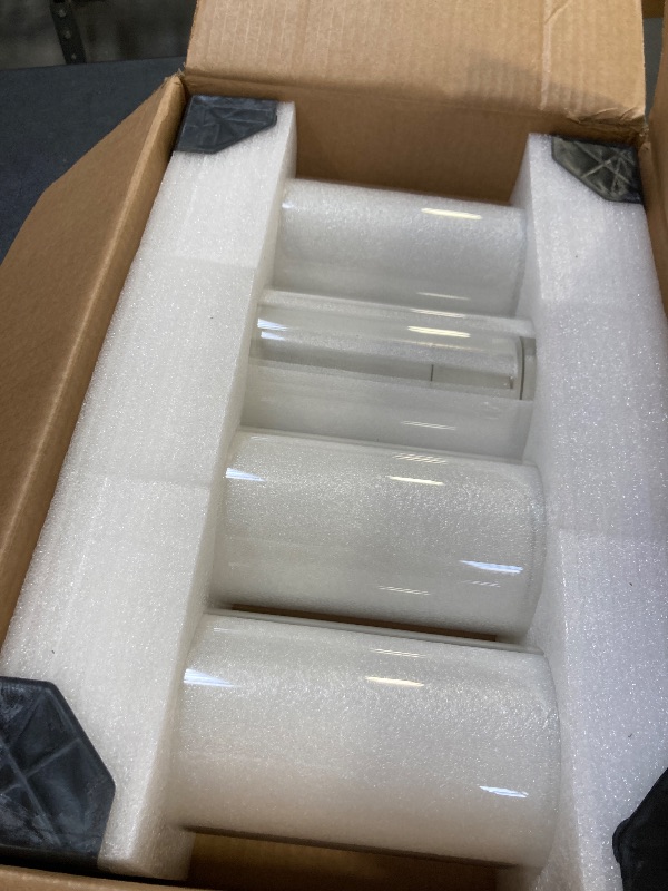 Photo 1 of 16 Pack Clear Glass Cylinder Vases for Centerpieces - Different Sizes Floating Candle Vases Holder -4", 6", 8",10" Hight Perfect for Weddings and Events