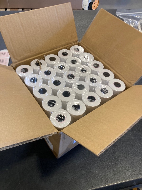 Photo 1 of (50 Rolls) 2 1/4 x 50 Thermal Paper Rolls, BPA Free Thermal Receipt Paper Rolls, 2.25 inch Width and 50 ft Longth Per Thermal Paper Receipt Roll