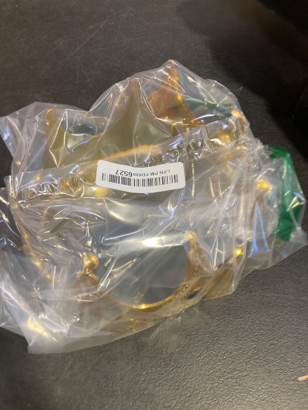 Photo 1 of Adorox Gold Royal King Plastic Crown Prince Costume Accessory Adult/K Kid (1) need to be glued together