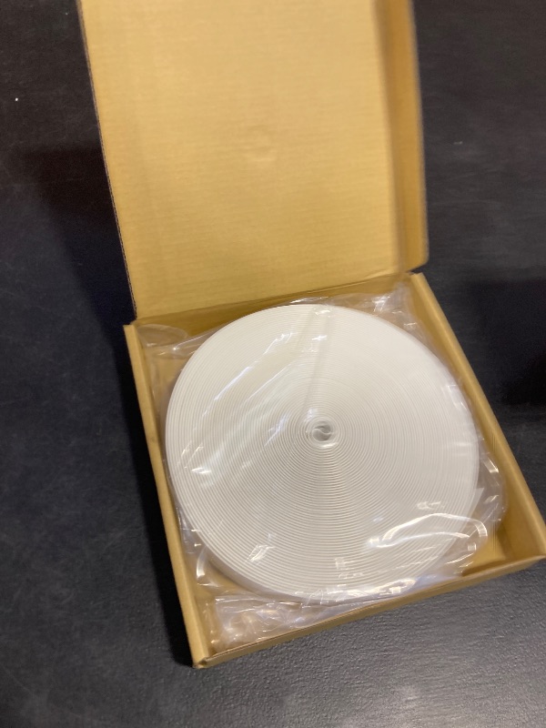 Photo 1 of 1" RV Vinyl Trim Molding Insert White for RV Camper Travel Trailer Screw Cover Gutter Corner Channel Outside Seam roof Edge Track Heavy Duty Trim(50 ft)