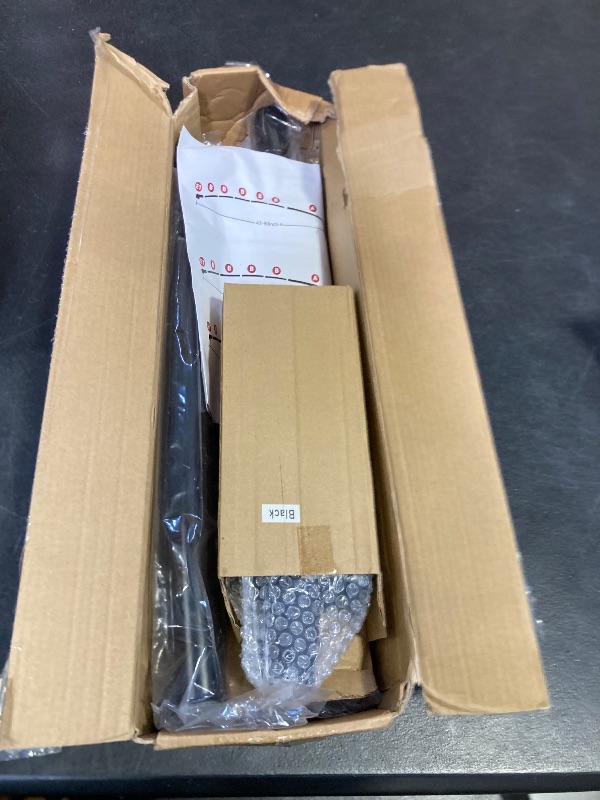 Photo 1 of Abiglifty Curved Shower Curtain Rod, 43-78 Inches Adjustable Shower Curtain Rod, Rustproof, Round Extra Wide Shower Rod for Bathroom, Bathtub, Stall, Need to Drill,Black