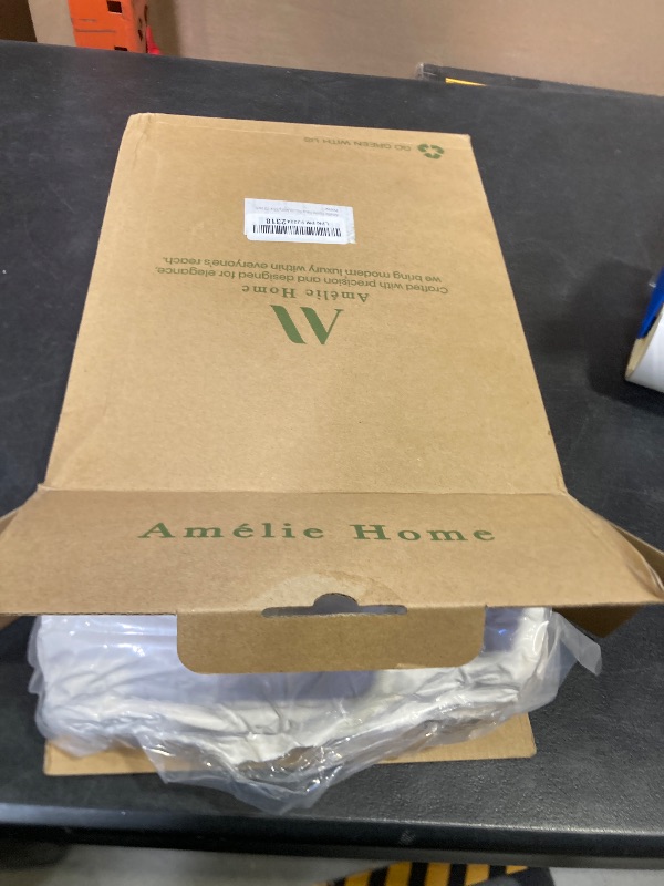 Photo 1 of Amélie Home Faux Fur Throw Blanket for Couch, Cozy Fuzzy Fluffy Fur Luxurious Soft Striped Plush Gift Blankets for Family Sofa Chair Bedroom, 55"x70", Ivory