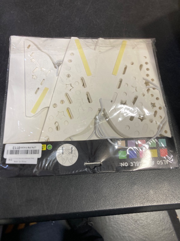 Photo 1 of 3 Pieces Christmas Paper Lantern with Star Paper Lantern Paper Lamp Frozen Party Hanging Decoration for Weddings Christmas Trees Birthday Holiday Party Celebration (White)