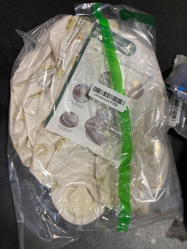 Photo 1 of AirSwim Inflatable Baby Seat, Inflatable Baby Chair for Babies 3 Months and Up, Summer Blow Up Chair with Built in Air Pump, Infant Floor Seats for Learning to Sit, Palying, Camping, Bear Head