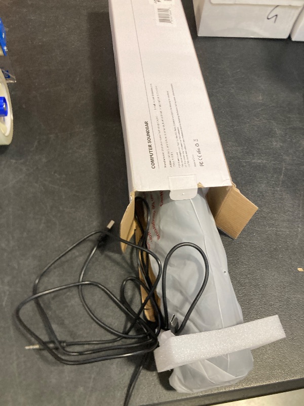 Photo 1 of Computer Speakers for Desktop PC, HiFi Stereo Poratble 5.3 Bluetooth Computer Speakers, Computer Sound bar, 3.5mm Aux-in Pc Soundbar with Deep Impactful Bass, Gaming Speakers for PC,Laptop,Tablet