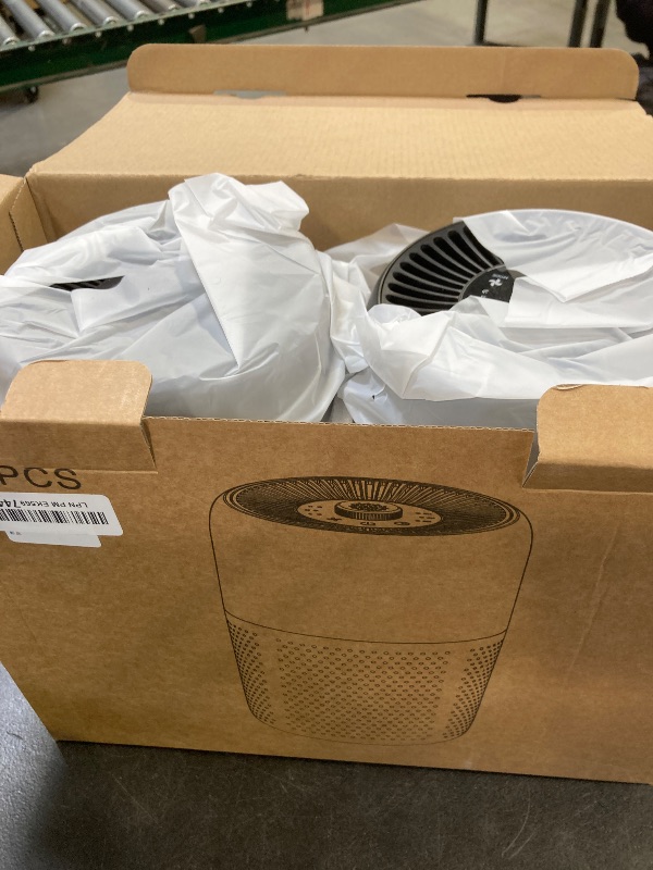 Photo 1 of 2 Pack YARIKI Air Purifiers for Bedroom Home with Aromatherapy Function,Small Air Purifier with Nightlight Speed Control,24dB Low Noise for Better Sleep,For Pet Room Dorm Kitchen,P60 (Black)