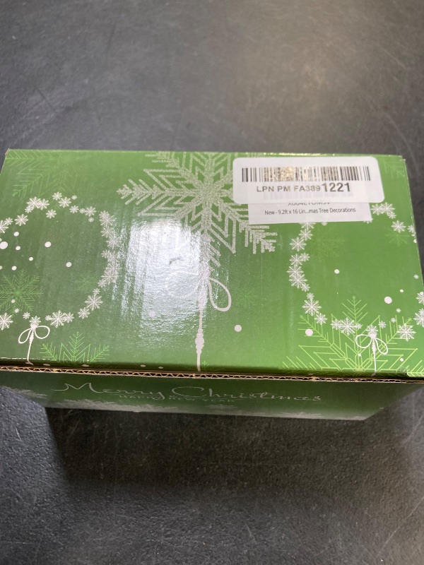 Photo 1 of 9.2ft x 16 Lines Multicolor to White Color Changing Christmas Tree Lights with Ring, 480 LEDs Xmas String Lights w/Remote,11 Light Mode, Timer & Memory for 5-9.2ft Christmas Tree Decorations