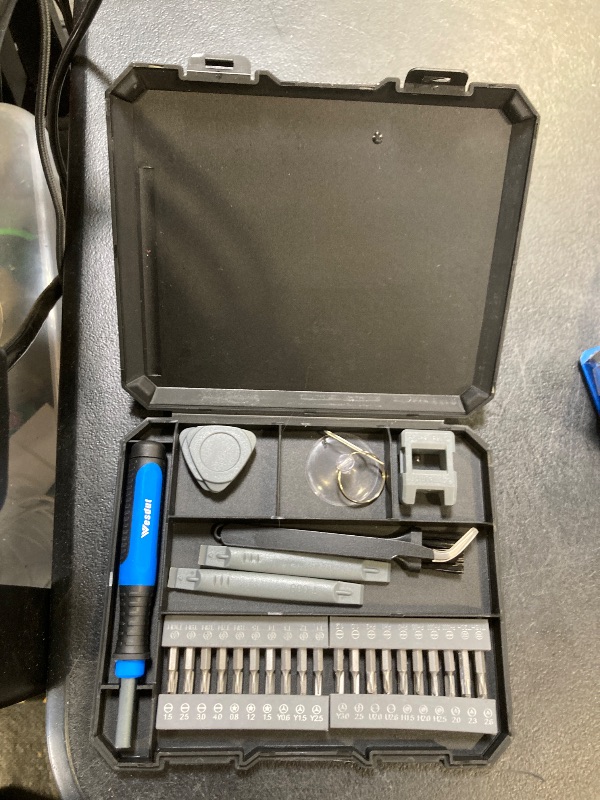 Photo 1 of 52in1 Precision Screwdriver Set, [S2 Alloy Steel] Small Screw Driver, Mini Repair Kit, PC Accessories, PS4/PS5 Cleaning Kit, Tiny Tool, Fit MacBook, Computer, Laptop, Watch, Eyeglass, Ring Doorbell