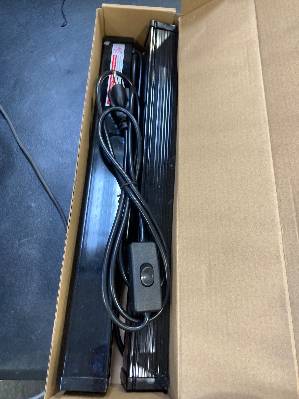 Photo 1 of 2 Pack 42W LED Black Light Bar, Blacklight with 6FT Cord+Switch+Plug, Glow in The Dark Black Lights Party Supplies for Halloween Decorations, Fluorescent Poster, Body Paint, Classroom, Bedroom