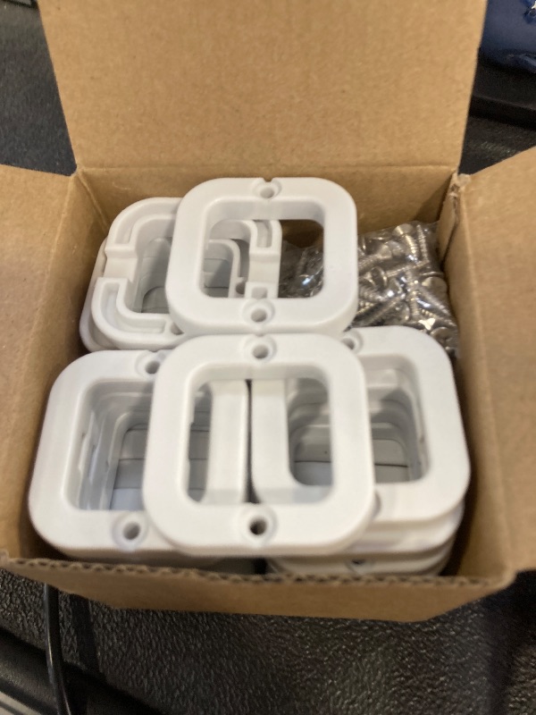 Photo 1 of 40 Pcs Light Clips for Govee Outdoor Lights H705 H805, Mounting Brackets for Govee Permanent (H805/H705), Install Firmly, Replace 3M Glue,(Non-Pro Version)?Not to other brands of outdoor lights?