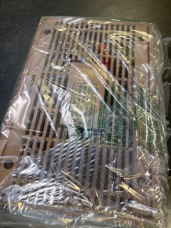 Photo 1 of 17 Inch Bamboo Tea Tray, Chinese Gongfu Tea Tray with Water Storage, Detachable Tea Table Serving Tray for Countertop, Entertaining Guests, Tea Table Box Gift Set (Large)