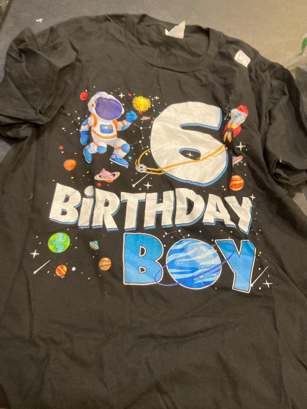 Photo 1 of 6th birthday boy t-shirt S
