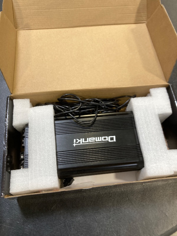 Photo 1 of DOMANKI 1000W Amplifier Car Audio Monoblock Class D MOSFET Car Audio Subwoofer Amplifier, 1-4 Ohm Stable, Low Pass Crossover, Stereo
