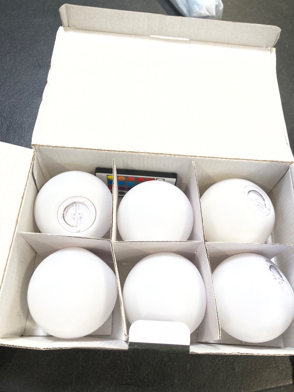 Photo 1 of 6Pack Floating Pool Lights: 3in Led Pool Balls for Swimming Pool, Light up Ball Lights with Remote, IP68 Waterproof, Color Changing Glowing Orb Sphere, Bath tub Accessories, Beach, Party Decoration