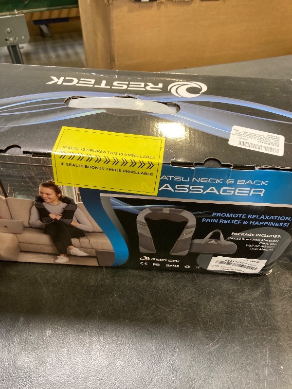 Photo 1 of RESTECK Massagers for Neck and Back with Heat - Deep Tissue 3D Kneading Pillow, Electric Shiatsu Shoulder Massage, Foot, Legs,Body - Relieve Muscle Pain - Office, Home & Car