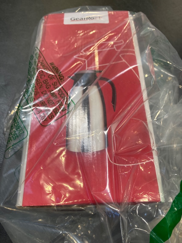 Photo 1 of 70oz Coffee Carafe Airpot Insulated Coffee Urn Stainless Steel Vacuum Thermal Pot Flask Dispenser for Coffee, Hot Water, Tea, Hot Beverage - Keep 12 Hours Hot, 24 Hours Cold -White