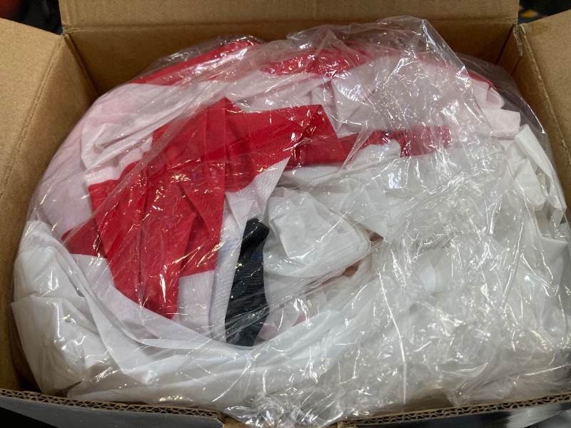 Photo 1 of 8 FT Christmas Inflatable Decorations Candy Cane with Santa Claus Snowman Penguin Christmas Inflatables with Led Lights for Holiday Yard Décor Xmas Indoor Outdoor Yard Decorations