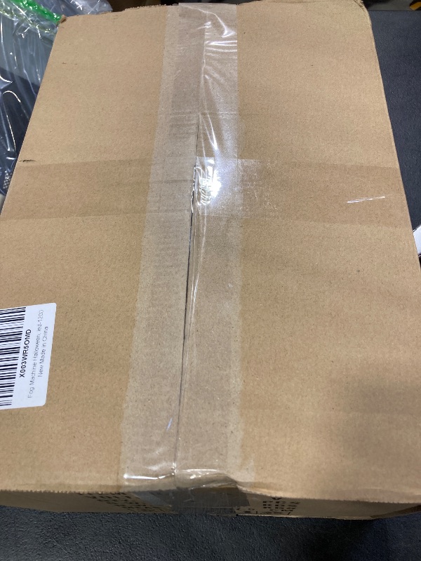 Photo 1 of 1200W Fog Machine Halloween Outdoor with 18 LED Lights 6000CFM Smoke Machine Fog Indoor with Remote for Wedding Party DJ Disco Stage