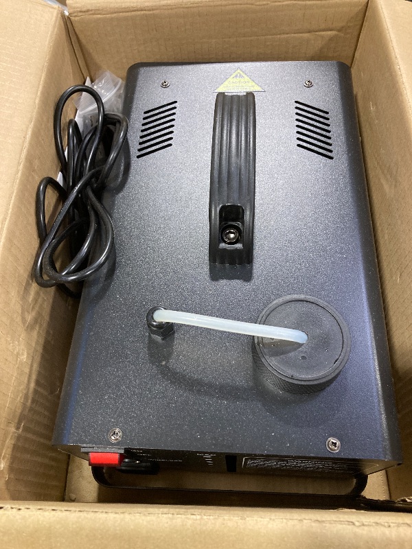 Photo 1 of 1200W Fog Machine Halloween Outdoor with 18 LED Lights 6000CFM Smoke Machine Fog Indoor with Remote for Wedding Party DJ Disco Stage