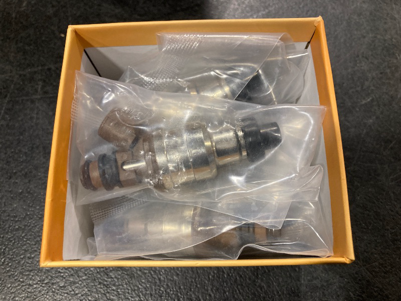 Photo 1 of 05037479AA Compatible with/hemi 5.7 Fuel Injectors, Compatible with/Dodge 5.7L Charger Ram-Pickup Durango 2008-2015,Compatible with/Jeep Grand Cherokee |4 Holes| |Set of 8|