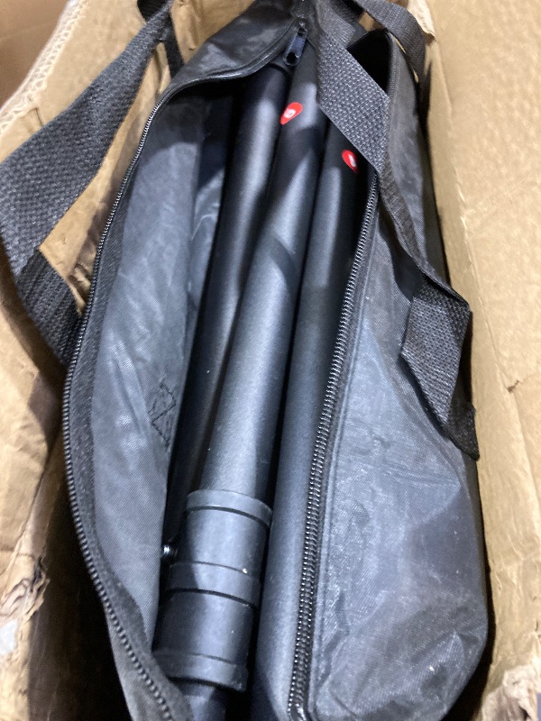 Photo 1 of **INCOMPLETE** Backdrop Stand 10×8ft (W×H) Adjustable Backdrop Support Ground Kit Photography Photo Shoot Backdrop Stand for Parties with Sandbags, Spring Clips, Carrying Bag