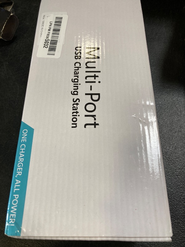 Photo 1 of 100W Charging Station for Multiple Devices, 10-Port USB Fast Charging Station with Adjustable Dividers & 10 Cables- Multi Device Organizer Charging Dock for iPhone, iPad, Tablets & More