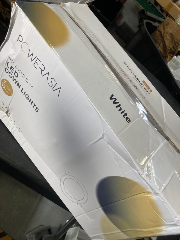 Photo 1 of 12 Pack Recessed Lighting 7 Inch with Junction Box, 5CCT 7 Inch LED Recessed Lights Dimmable 2700K/3000K/4000K/5000K/6000K, 16W 1300lm Ultra Thin Recessed Lighting - ETL and Energy Star Certified