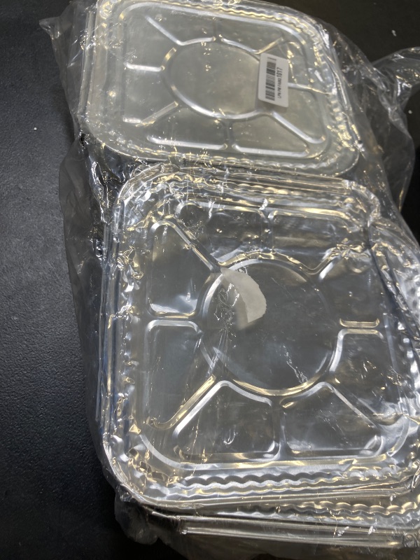 Photo 1 of Alfolic 8x8 Aluminum Pans with Lids - 60 Pack Square Disposable Aluminum Foil Baking with Covers - Disposable Baking Pans for Air Fryer, Oven, Cooking