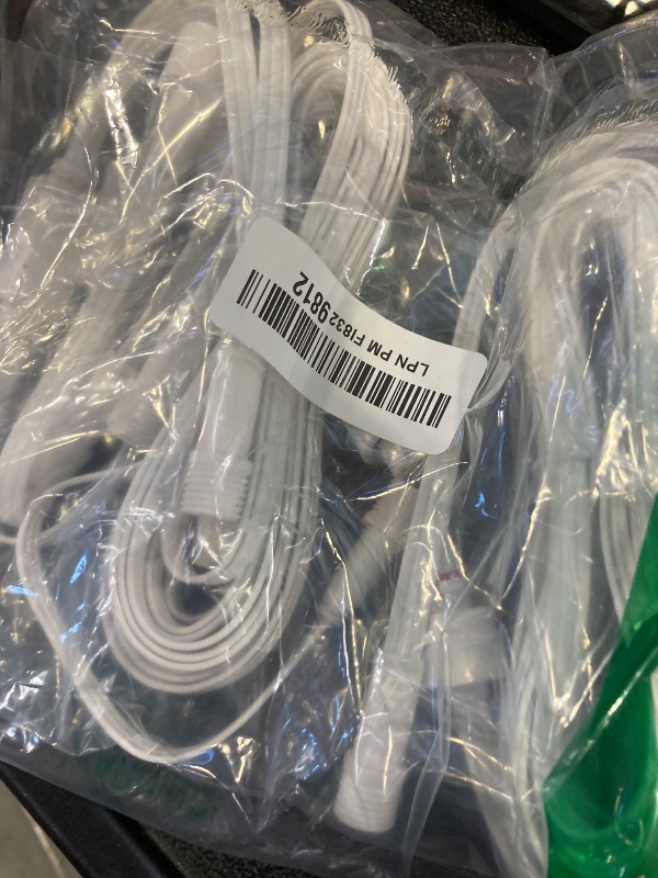 Photo 1 of 2 Set 16FT Permanent Outdoor Lights Extension Cable with Y-Splitter (1 Female to 2 Male), IP68 Waterproof Extension Cord, 3 Pin Power Cord for Go-vee H705A H705B H705C H706A H706B H706C