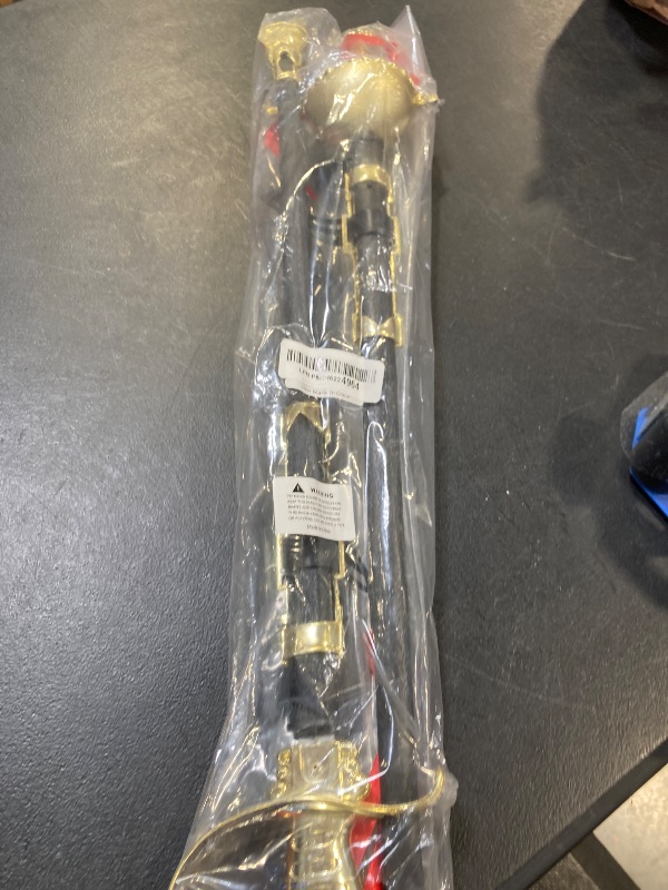 Photo 1 of 2pcs Toy Sword,27" Fencing Sword Toys,Plastic Musketeer Sword and Sheath for Kids Role-Play Props,Halloween Cosplay