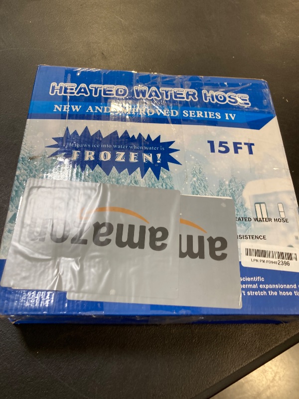 Photo 1 of 15FT 30FT Heated Water Hose for Rv,-45 ? Antifreeze Heated Drinking Garden Water Hose,Lead-Free & BPA-Free, Rv Freshwater Hoses with Fittings, Rv Accessories