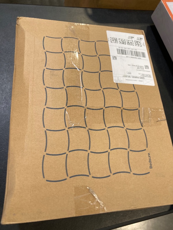 Photo 1 of Bedsure Oversized King Comforter Set Grey - Bed in a Bag Bedding Set 7 Pieces, GentleSoft™ Pintuck Bed Set Gift for Family, Pinch Pleat Grey Comforter with Sheets, Pillowcases & Shams