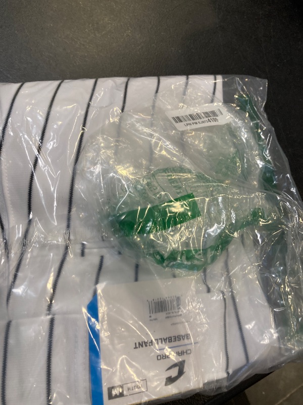 Photo 1 of CHAMPRO Men's Standard Triple Crown 2.0 Open Bottom Baseball Pants with Pinstripes, White, Black